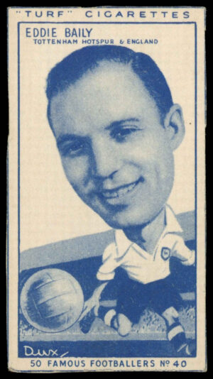 Carreras - 'Famous Footballers (Turf Singles)' (1951) - Eddie Baily (Spurs)