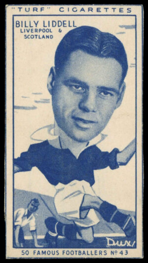 Carreras - 'Famous Footballers (Turf Singles)' (1951) - Billy Liddell (Liverpool)