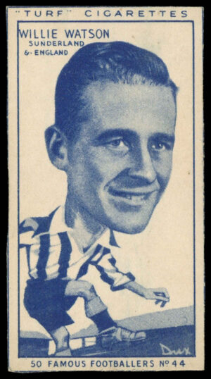 Carreras - 'Famous Footballers (Turf Singles)' (1951) - Wille Watson (Sunderland)
