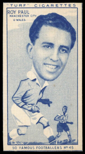 Carreras - 'Famous Footballers (Turf Singles)' (1951) - Roy Paul (Manchester City)