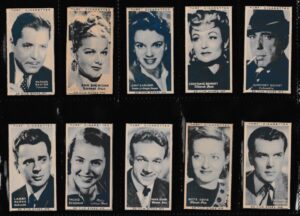 Carreras - 'Turf Slides - 50 Film Stars' (1947) - Complete Set