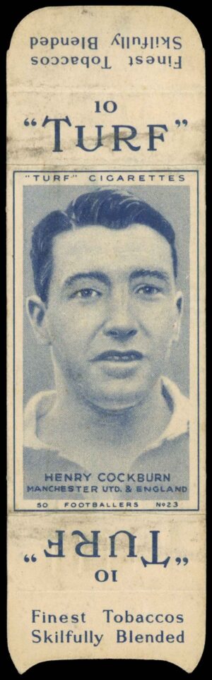 Carreras - 'Footballers (Turf Singles)' (1948) - Henry Cockburn (Manchester United)