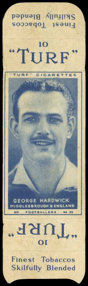 Carreras - 'Footballers (Turf Singles)' (1948) - George Hardwick (Middlesbrough)