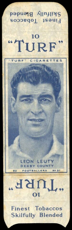 Carreras - 'Footballers (Turf Singles)' (1948) - Leon Leuty (Derby County) ?