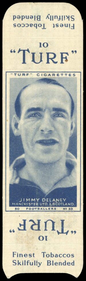 Carreras - 'Footballers (Turf Singles)' (1948) - Jimmy Delaney (Manchester United)