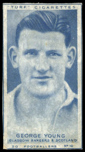 Carreras - 'Footballers (Turf Singles)' (1951) - George Young (Glasgow Rangers)