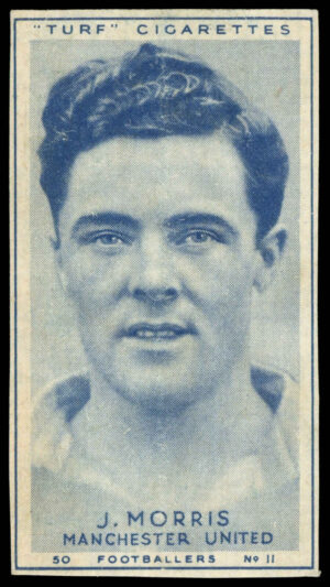 Carreras - 'Footballers (Turf Singles)' (1951) - J. Morris (Manchester United)