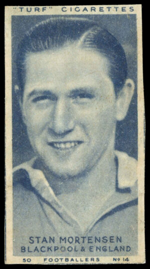 Carreras - 'Footballers (Turf Singles)' (1951) - Stan Mortenson (Blackpool)