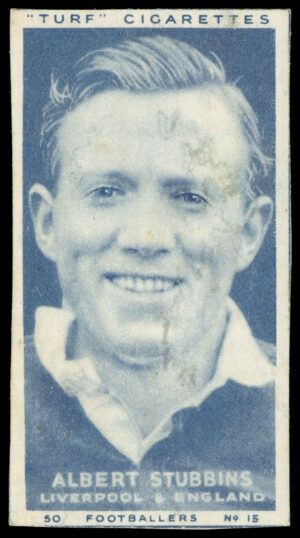 Carreras - 'Footballers (Turf Singles)' (1951) - Albert Stubbins (Liverpool)