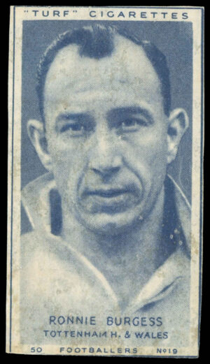 Carreras - 'Footballers (Turf Singles)' (1951) - Ronnie Burgess (Tottenham Hotspur)?