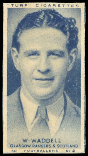 Carreras - 'Footballers (Turf Singles)' (1951) - W. Waddell (Glasgow Rangers)