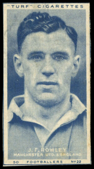 Carreras - 'Footballers (Turf Singles)' (1951) - J.F. Rowley (Manchester United)