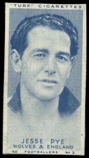 Carreras - 'Footballers (Turf Singles)' (1951) - Jessie Pye ?(Wolverhampton Wanderers)