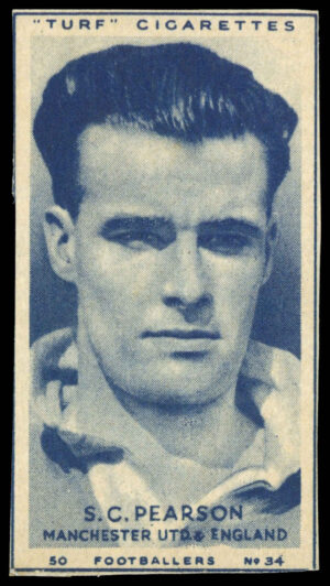 Carreras - 'Footballers (Turf Singles)' (1951) - S.C. Pearson (Manchester United)