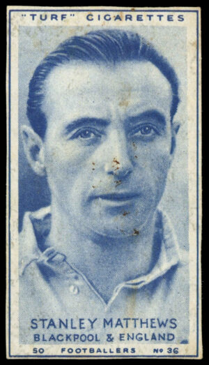 Carreras - 'Footballers (Turf Singles)' (1951) - Stanley Matthews (Blackpool)