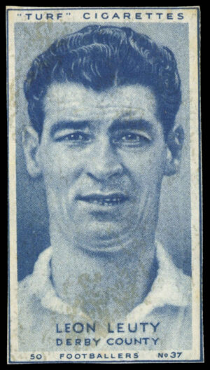 Carreras - 'Footballers (Turf Singles)' (1951) - Leon Leuty (Derby County) ?