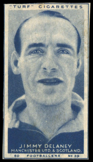 Carreras - 'Footballers (Turf Singles)' (1951) - Jimmy Delaney (Manchester United)