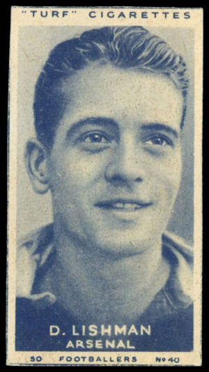 Carreras - 'Footballers (Turf Singles)' (1951) - D. Lishman (Arsenal)