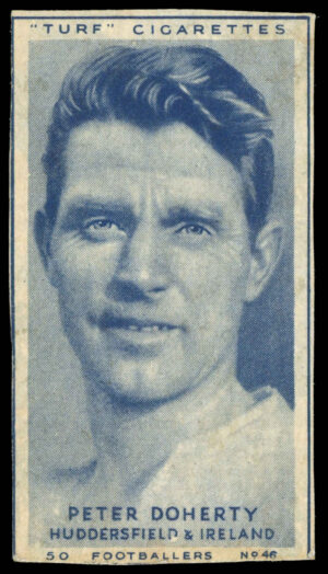 Carreras - 'Footballers (Turf Singles)' (1951) - Peter Doherty (Huddersfield Town)