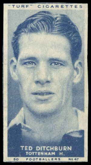 Carreras - 'Footballers (Turf Singles)' (1951) - Ted Ditchburn (Tottenham Hotspur)