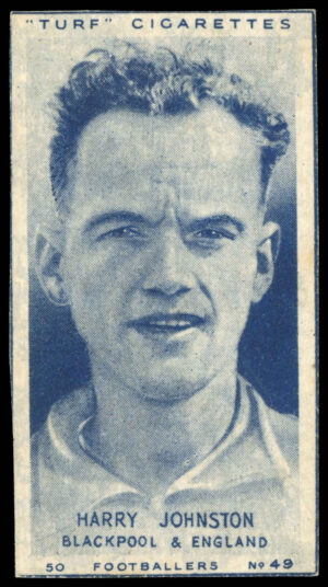 Carreras - 'Footballers (Turf Singles)' (1951) - Harry Johnston (Blackpool)