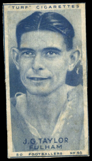 Carreras - 'Footballers (Turf Singles)' (1951) - J.G. Taylor (Fulham)