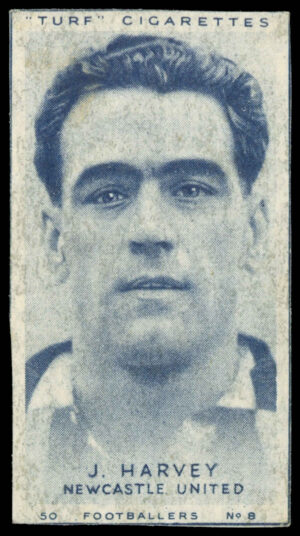 Carreras - 'Footballers (Turf Singles)' (1951) - J. Harvey (Newcastle United)?