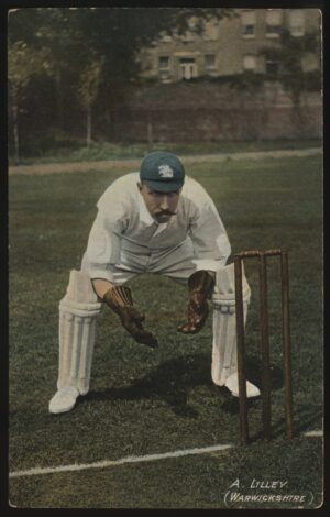 Millar & Lang - 'A A Lilley (Warwickshire) ' (c1905) - Unused Cricket Postcard