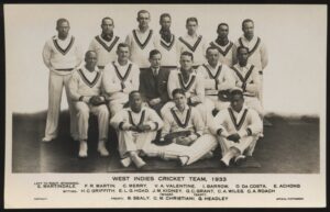Official - 'West Indies Cricket Team' (1933) - Unused Postcard Official - 'West Indies Cricket Team' (1933) - Unused Postcard