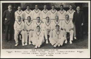 New Zealand Cricket Team Postcard' (1937) - Unposted