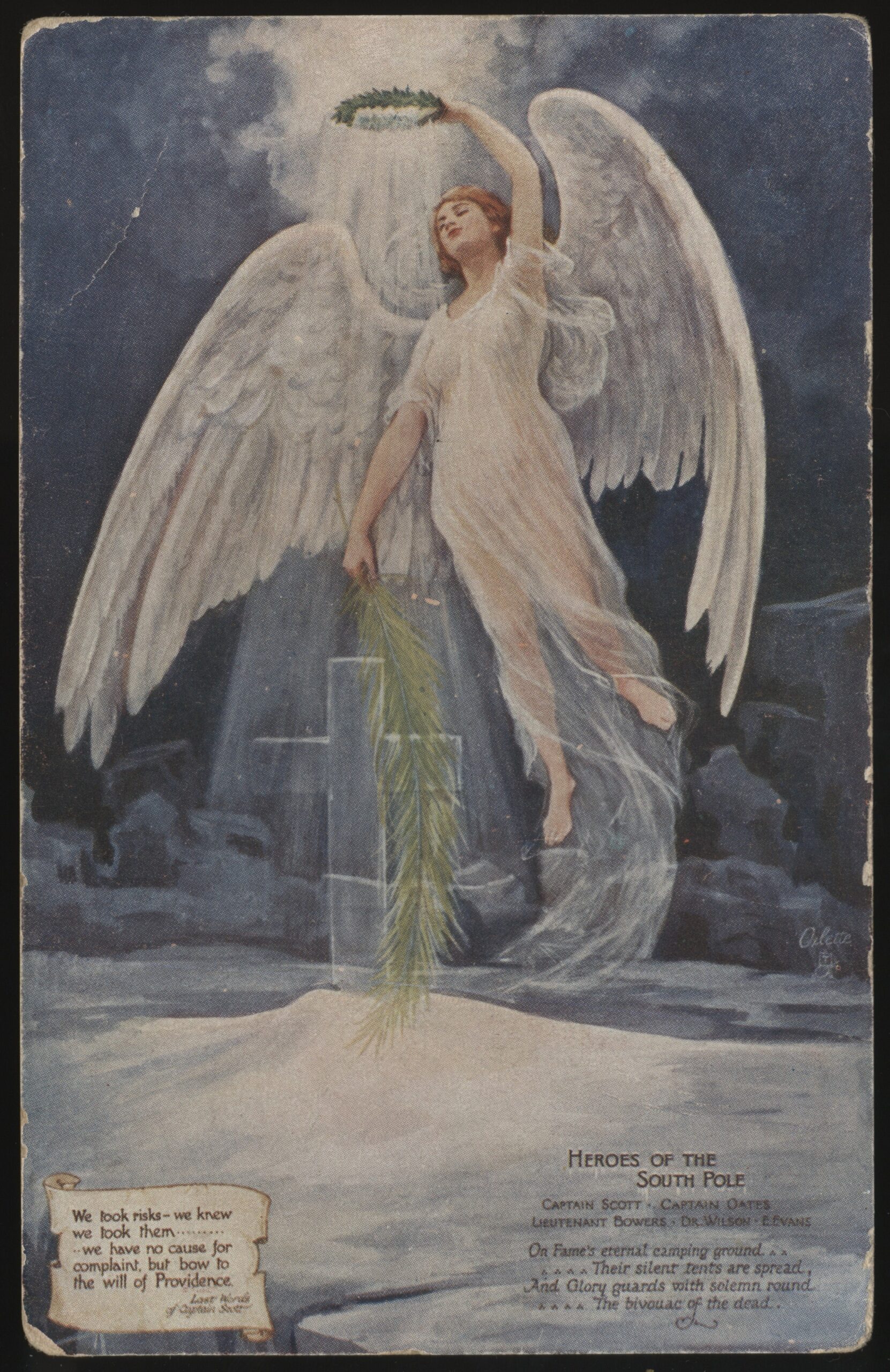 Tuck's - 'Scott & Oates - Heroes of the South Pole' (1913) - Unused Postcard Tuck's - 'Scott & Oates - Heroes of the South Pole' (1913) - Unused Postcard