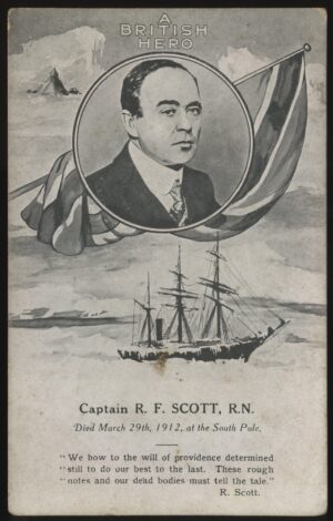A British Hero Captain Scott Postcard' (1913) - Unposted