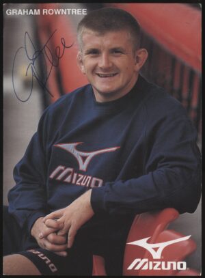 Mizuno - 'Graham Rowntree (England)' (c1990's) - Autographed Photo Mizuno - 'Graham Rowntree (England)' (c1990's) - Autographed Photo