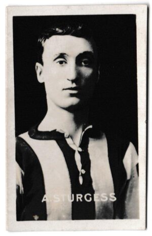 Champion - 'Famous Football Captains' (1922) - Card #40 - A. Sturgess (Sheffield United)