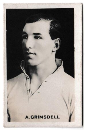 Champion - 'Famous Football Captains' (1922) - Card #45 - Arthur Grimsdell (Tottenham Hotspur)