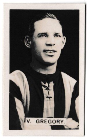 Champion - 'Famous Football Captains' (1923) - Card #50 - Val Gregory (Wolverhampton Wanderers)