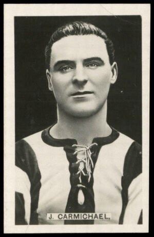 Amalgamated Press - 'Famous Football Captains' (1922) - J. Carmichael (Grimsby Town)