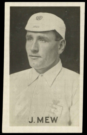Amalgamated Press - 'Famous Footballers' (1923) - J. Mew (Manchester Utd)