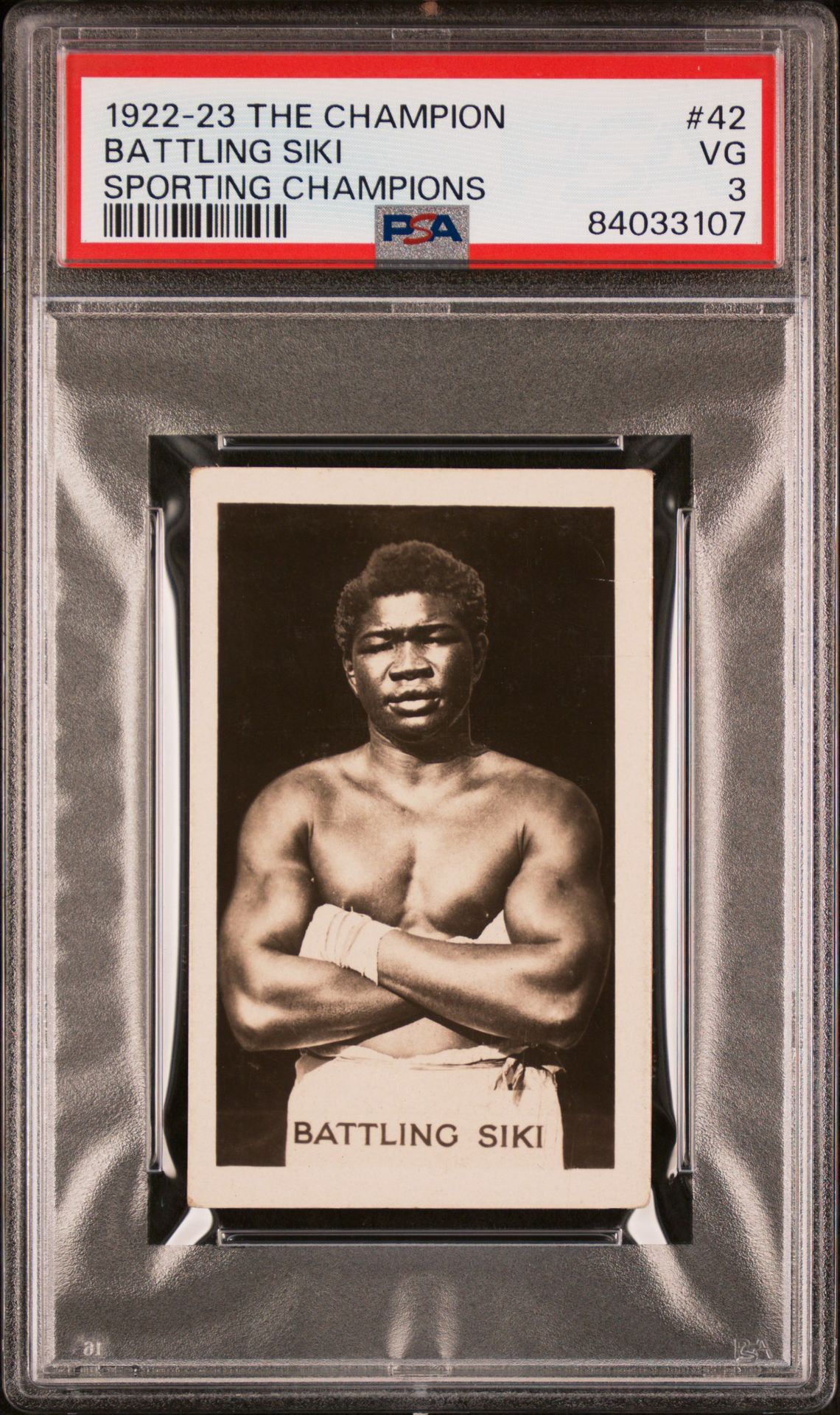 Amalgamated Press - 'Sporting Champions' (1922) - Battling Siki **PSA3** Amalgamated Press - 'Sporting Champions' (1922) - Battling Siki **PSA3**