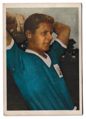 Chix - 'Famous Footballers (Buchan)' - Card #37 - Bunny Larkin (Norwich)