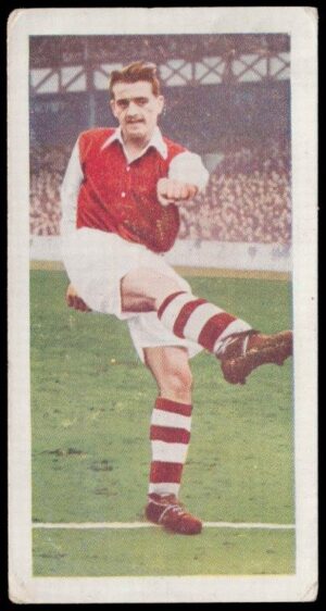 Chix - 'Famous Footballers (Series 1C)' - Card #42 - Doug Lishman (Arsenal)