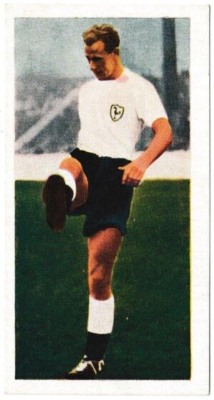 Chix - 'Famous Footballers (Series 3)' (1955) - Card #13 - Jim Iley (Tottenham Hotspur)