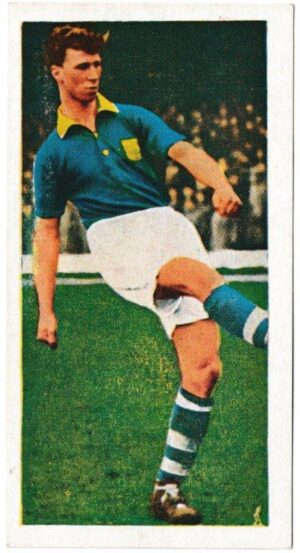 Chix - 'Famous Footballers (Series 3)' (1955) - Card #15 - John Charlton (Leeds United)