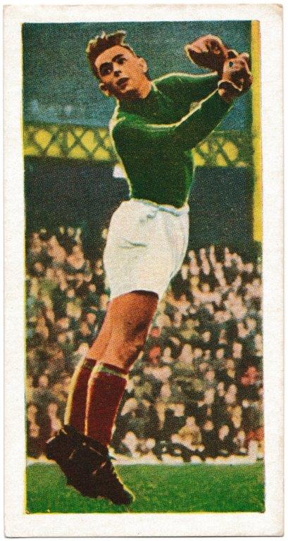 Chix - 'Famous Footballers (Series 3)' (1955) - Card #18 - E. Hodgkinson (Sheffield United) Chix - 'Famous Footballers (Series 3)' (1955) - Card #18 - E. Hodgkinson (Sheffield United)