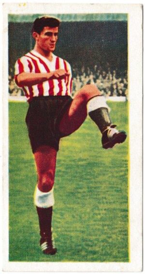 Chix - 'Famous Footballers (Series 3)' (1955) - Card #19 - C. Hurley (Sunderland)