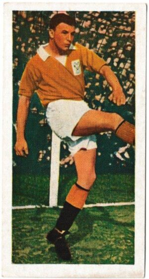 Chix - 'Famous Footballers (Series 3)' (1955) - Card #26 - Jimmy Armfield (Blackpool)