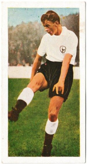 Chix - 'Famous Footballers (Series 3)' (1955) - Card #27 - John Ryden (Tottenham Hotspur)
