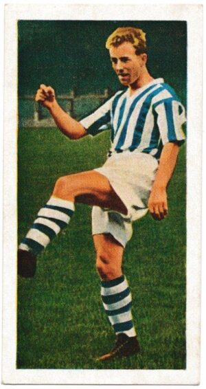 Chix - 'Famous Footballers (Series 3)' (1955) - Card #36 - Ron Simpson (Sheffield United)