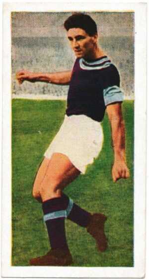 Chix - 'Famous Footballers (Series 3)' (1955) - Card #42 - Pat Saward (Aston Villa)