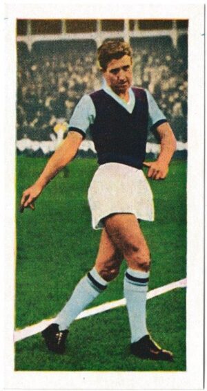 Chix - 'Famous Footballers (Series 3)' (1955) - Card #7 - John Bond (West Ham United)